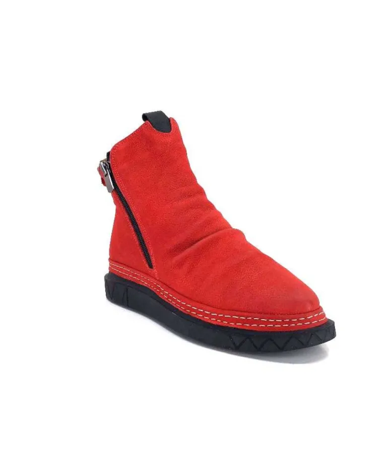 Ivoire 32Fe12 Cuir Vintage Rouge