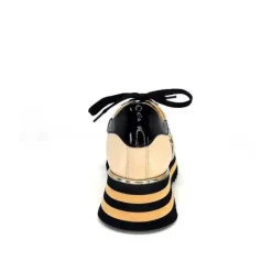 Ivoire H985M Cuir Vernis Noir Beige