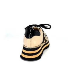 Ivoire H985M Cuir Vernis Noir Beige
