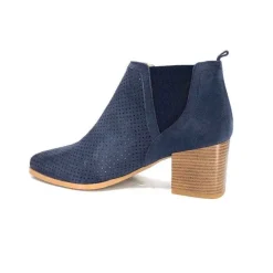 Ivoire S674 Cuir Daim Bleu Marine