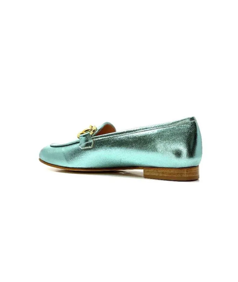 Ivoire S102 Cuir Metal Turquoise