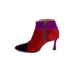 L'Arianna Tr1672 Daim Prune Rouge Fushia