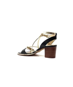 Les Tropeziennes Lilon Cuir Noir & Or