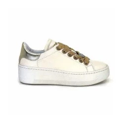 Meline Pf222 Cuir Creme Et Dore