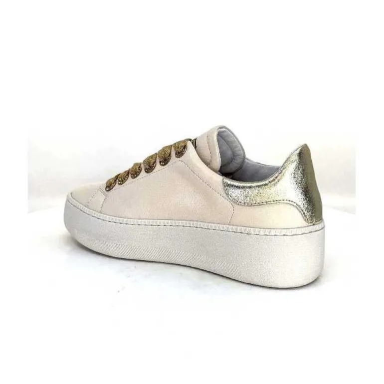 Meline Pf222 Cuir Creme Et Dore
