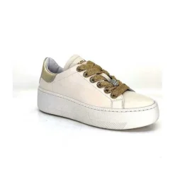 Meline Pf222 Cuir Creme Et Dore