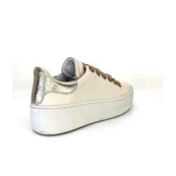 Meline Pf222 Cuir Creme Et Dore