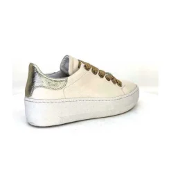 Meline Pf222 Cuir Creme Et Dore