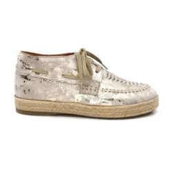 Minka Arnaud Cuir Nude Metal Or