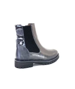 Mkd Gilda Cuir Metal Gris