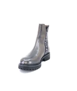Mkd Gilda Cuir Metal Gris