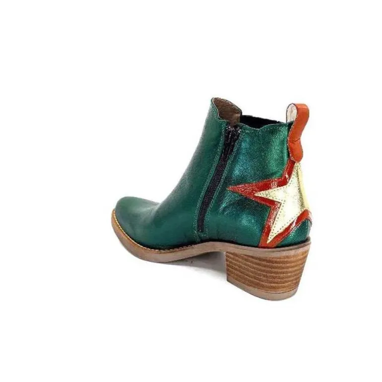 Mkd Izac Cuir Metal Vert