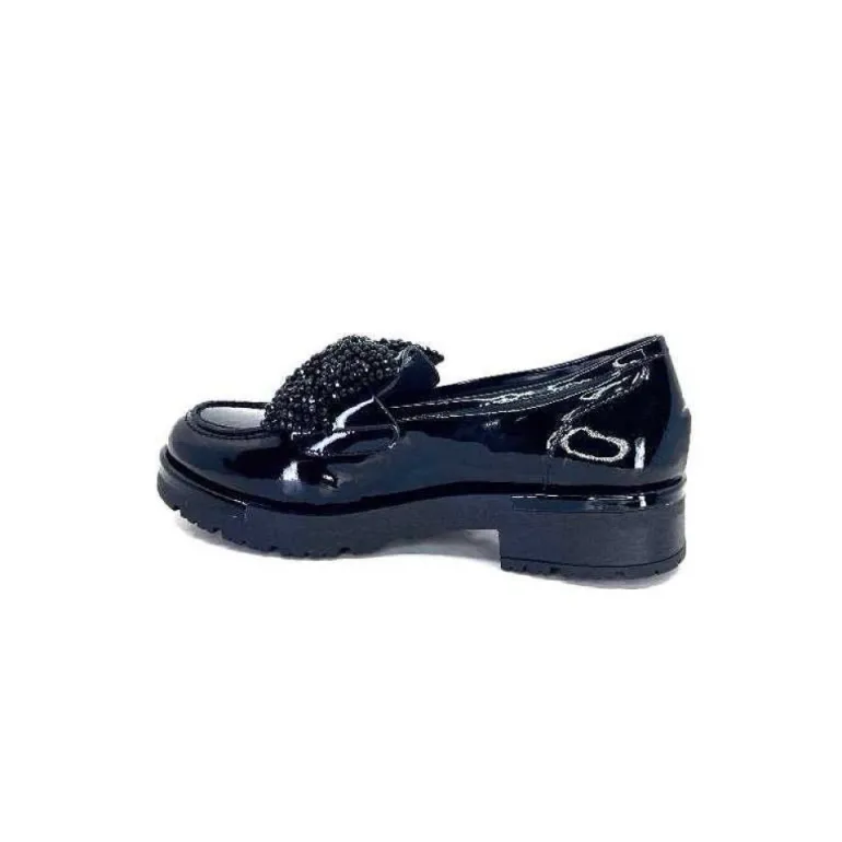 Mocassins Myma 6765 Cuir Vernis Noir