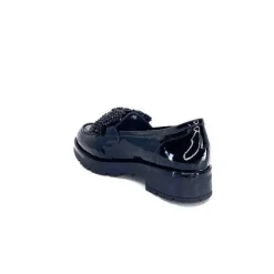 Mocassins Myma 6765 Cuir Vernis Noir
