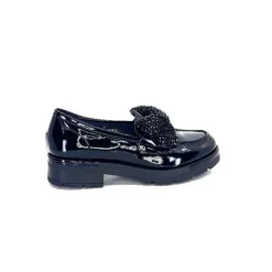 Mocassins Myma 6765 Cuir Vernis Noir