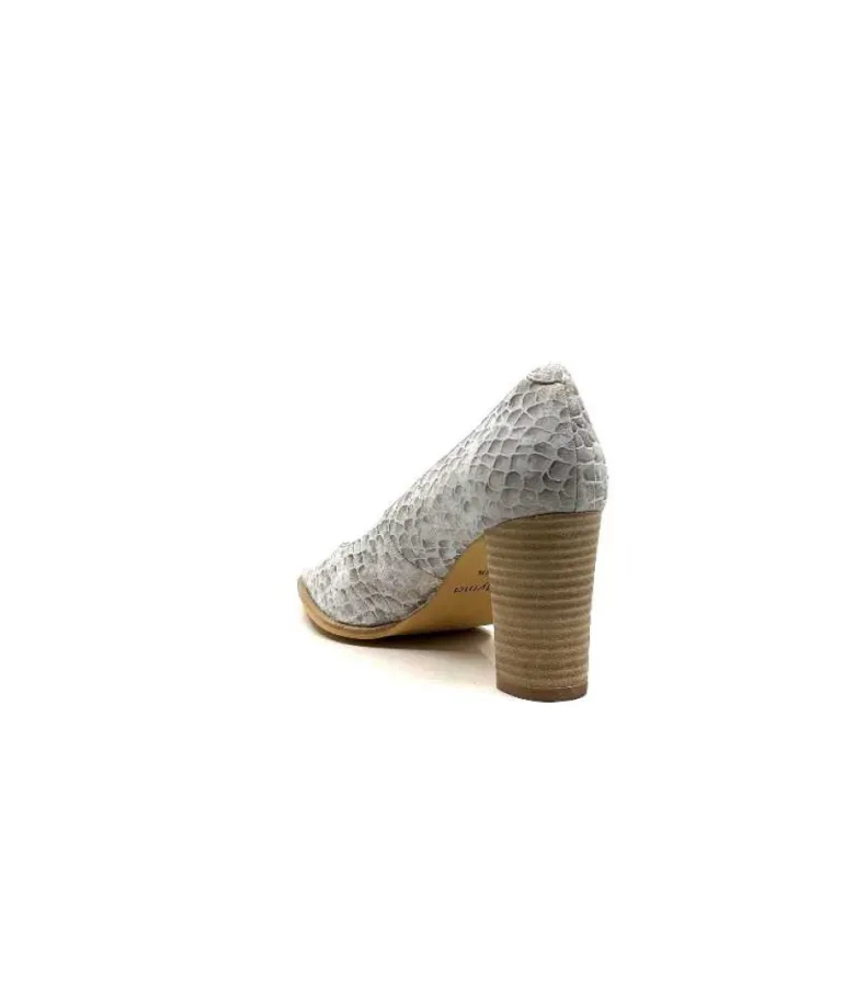 Myma 6530/04 Cuir Blanc & Argent