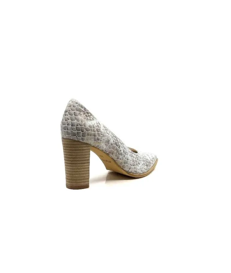 Myma 6530/04 Cuir Blanc & Argent