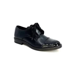 Myma 7008/01 Cuir Noir Vernis Noir