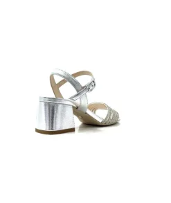 Nero Gardini 307320 De Cuir Strass Argent