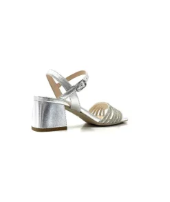 Nero Gardini 307320 De Cuir Strass Argent