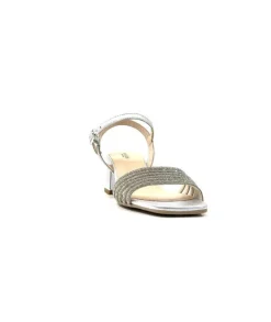Nero Gardini 307320 De Cuir Strass Argent