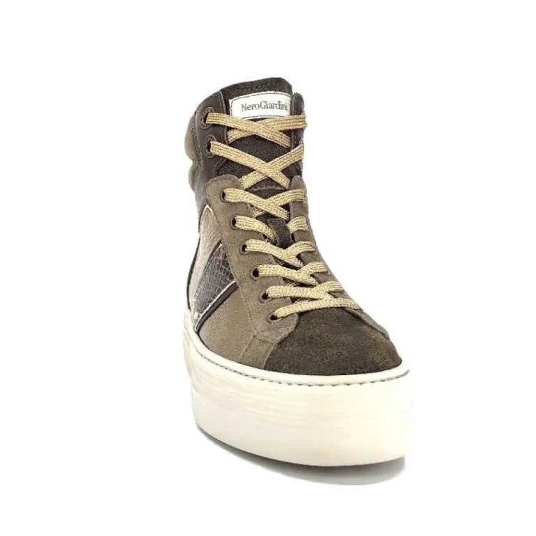 Nero Giardini 17004 Cuir Kaki Militaire