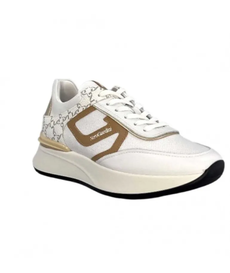 Nero Giardini 306447 D707 Cuir Blanc