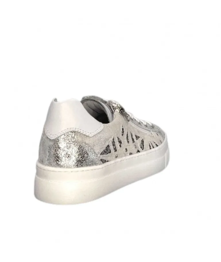 Nero Giardini 306512 D707 Cuir Blanc Argent