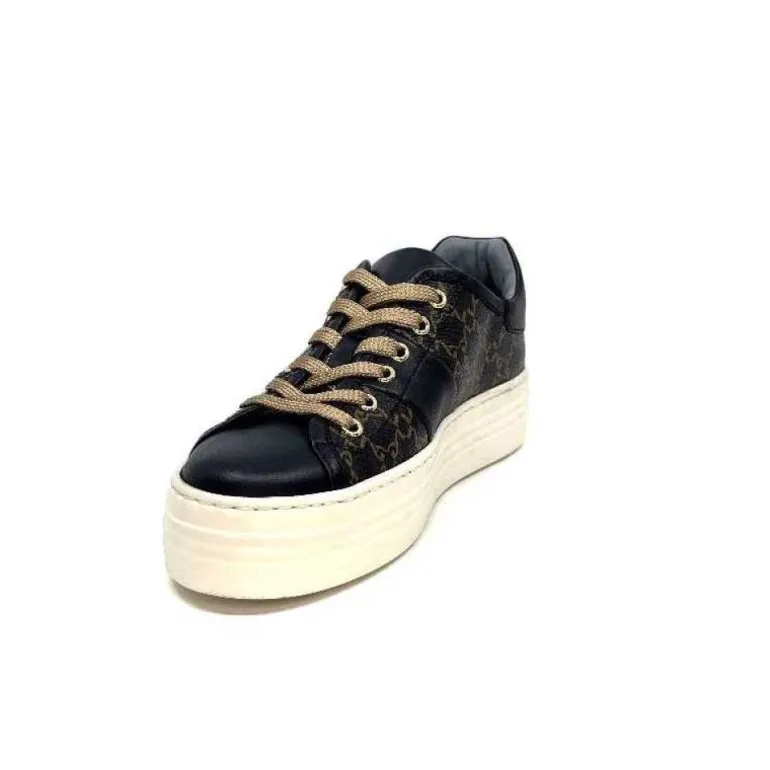 Nero Giardini 1308421 D100 Cuir Noir Imprime