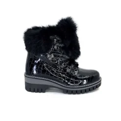 New Italia 1915450 Cuir Vernis Coco Noir