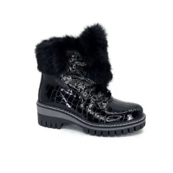 New Italia 1915450 Cuir Vernis Coco Noir