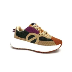 No Name Carter Runner Textile Kaki Noisette