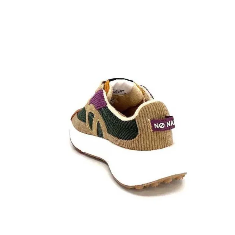 No Name Carter Runner Textile Kaki Noisette