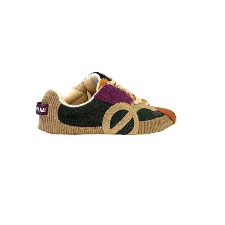 No Name Carter Runner Textile Kaki Noisette