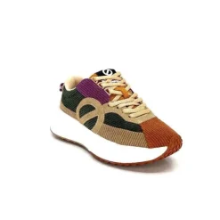 No Name Carter Runner Textile Kaki Noisette