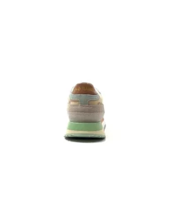 No Name Mia Jogger Daim Textile Beige Pastel Vert