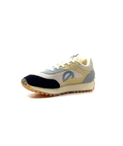 No Name Punky Jogger Daim Bleu Textile Beige