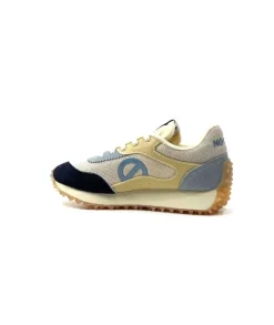 No Name Punky Jogger Daim Bleu Textile Beige