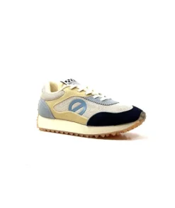 No Name Punky Jogger Daim Bleu Textile Beige