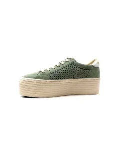 No Name Spice Sneaker Cuir Vert D'Eau