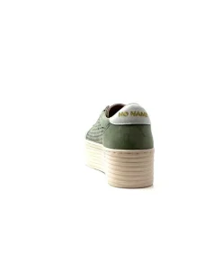 No Name Spice Sneaker Cuir Vert D'Eau