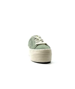 No Name Spice Sneaker Cuir Vert D'Eau