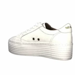 No Name Spice Sneaker Cuir Blanc