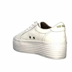 No Name Spice Sneaker Cuir Blanc