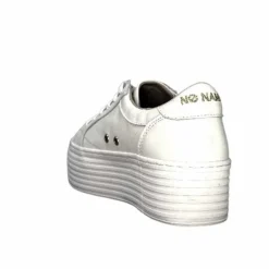 No Name Spice Sneaker Cuir Blanc
