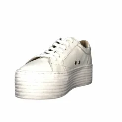No Name Spice Sneaker Cuir Blanc