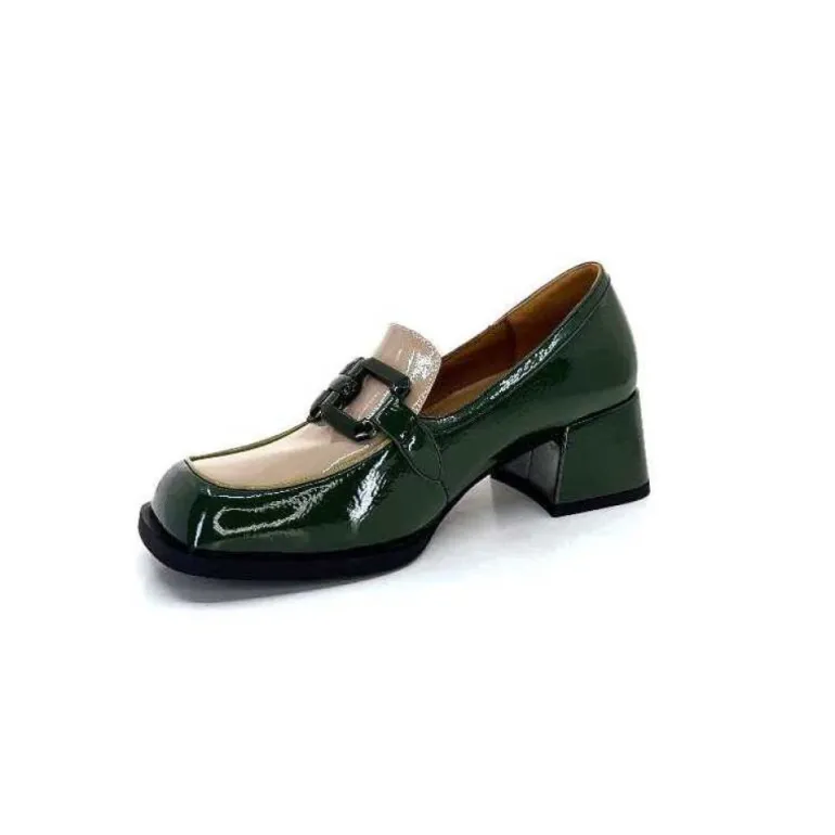 Noa Harmon 9581-M01 Ben Cuir Vernis Vert