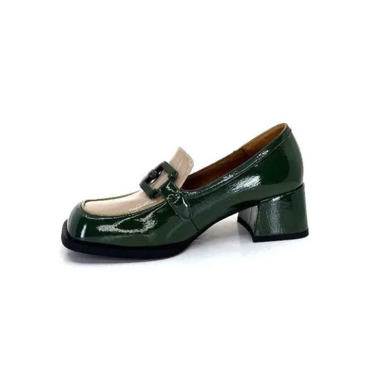 Noa Harmon 9581-M01 Ben Cuir Vernis Vert