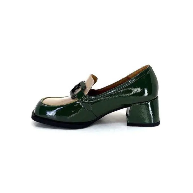 Noa Harmon 9581-M01 Ben Cuir Vernis Vert
