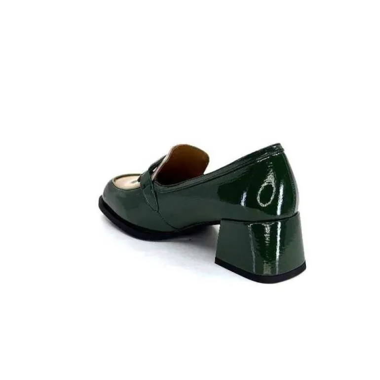 Noa Harmon 9581-M01 Ben Cuir Vernis Vert